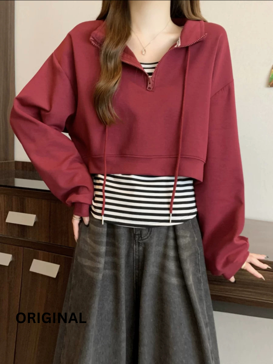 Top With Crop Jacket FC1446