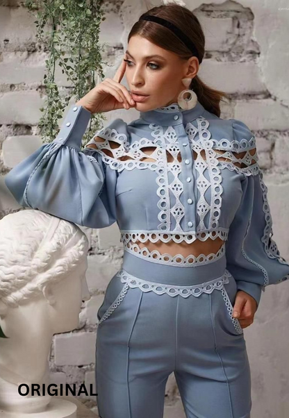 Trending Lace  Co- Ord Set FC1187