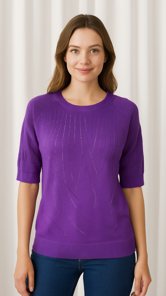 Trending Rhinestone Top FC1315