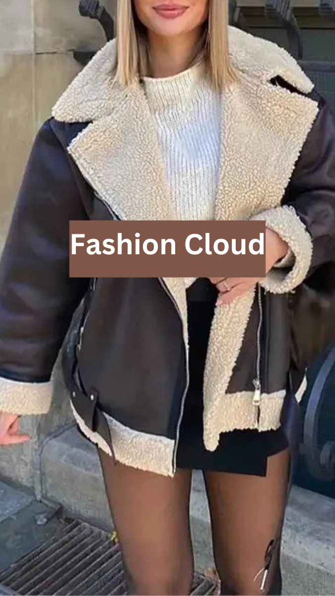 Trendy Faux Leather Jacket FC1679