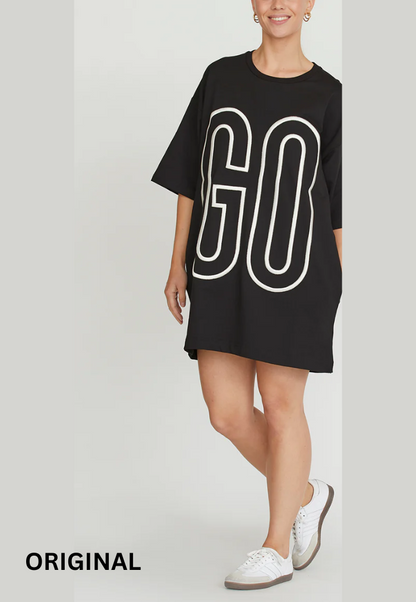 Trendy Free Size T-Shirt Dress