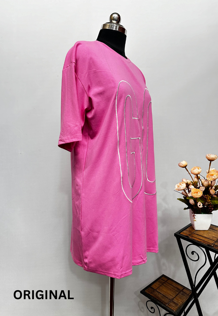 Trendy Free Size T-Shirt Dress