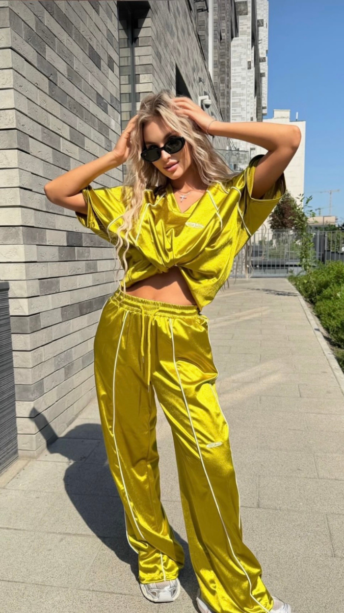 V Neck Loose Top And Pant Coord Set FC2533