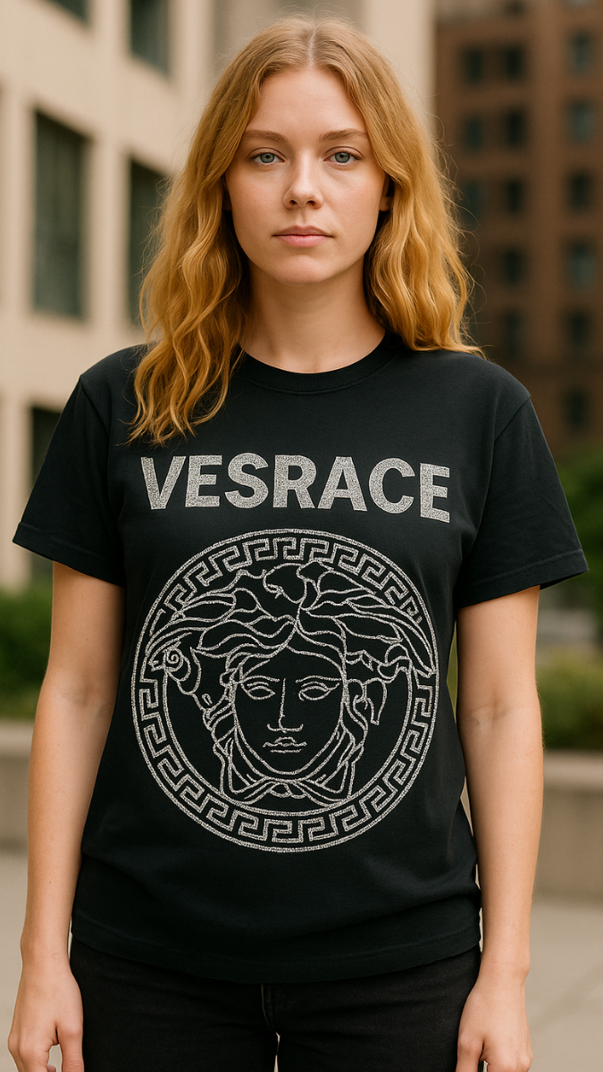 Vesrace Rhinestone T-Shirt FC1069