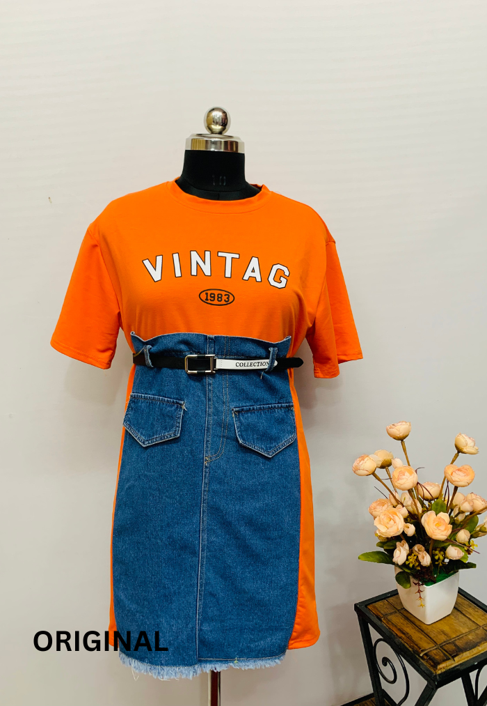 Vintage Denim Dress