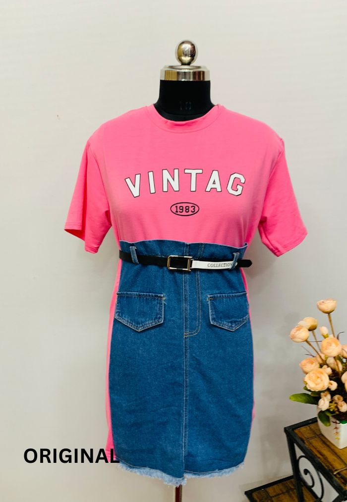 Vintage Denim Dress