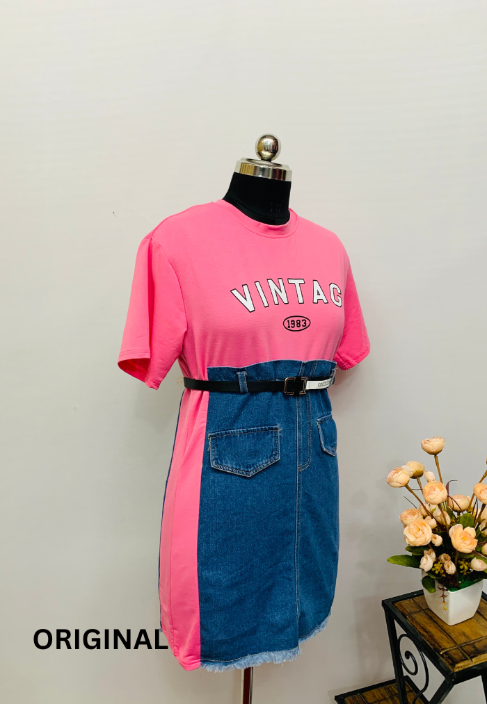 Vintage Denim Dress