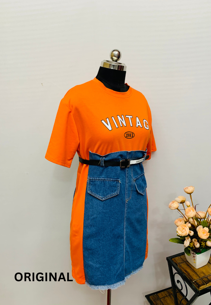 Vintage Denim Dress