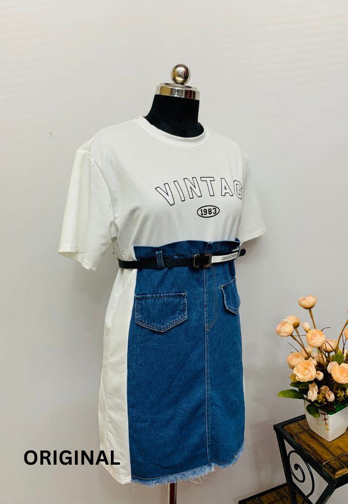 Vintage Denim Dress