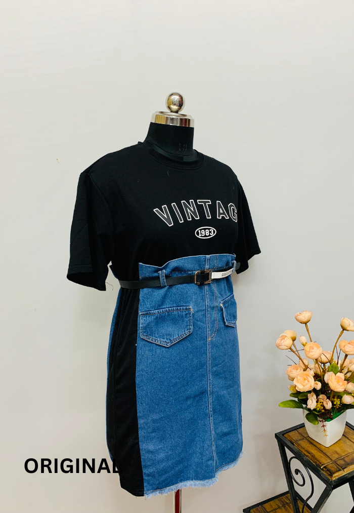 Vintage Denim Dress