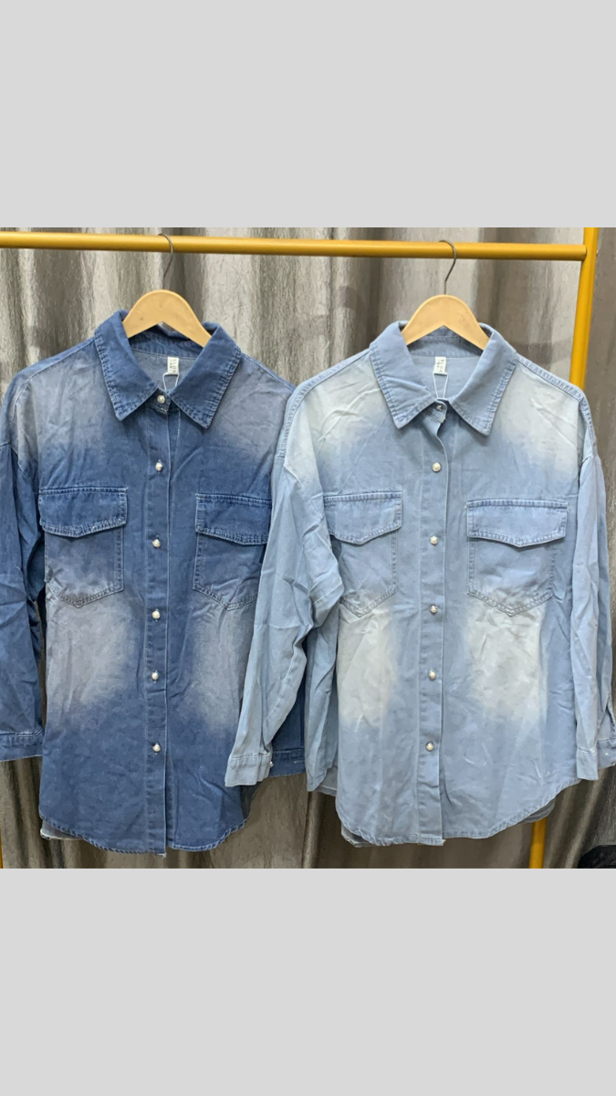 Washed Full Sleeve Denim Shirt FC2300