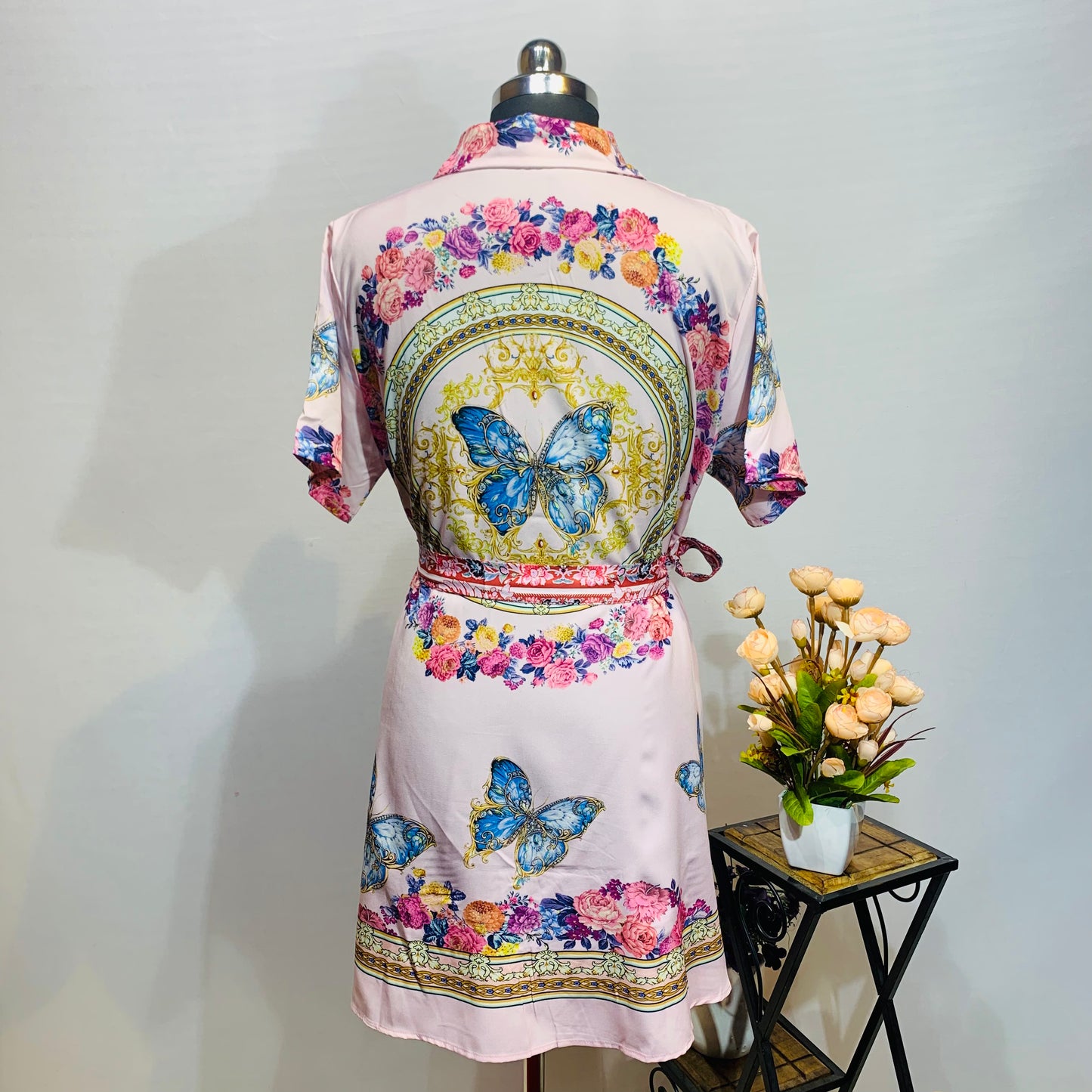 FC Butterfly Dress with Adjustable Belt