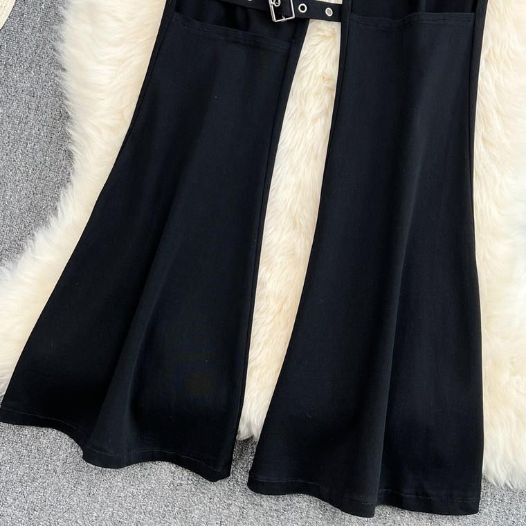 Fc Korean  high-waisted Bell bottom